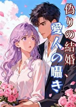 偽りの結婚、愛人の囁き の小説カバー