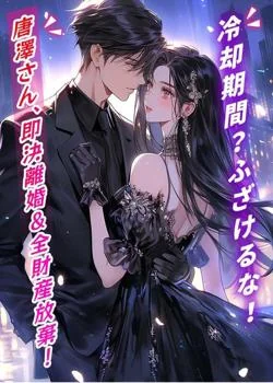 冷却期間？ふざけるな！唐澤さん、即決離婚＆全財産放棄！ の小説カバー