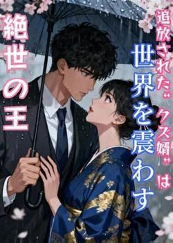 追放された“クズ婿”は、世界を震わす絶世の王 の小説カバー