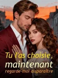 Couverture du roman Tu l'as choisie, maintenant regarde-moi disparaître