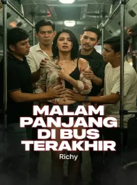 Sampul Novel Malam Panjang di Bus Terakhir