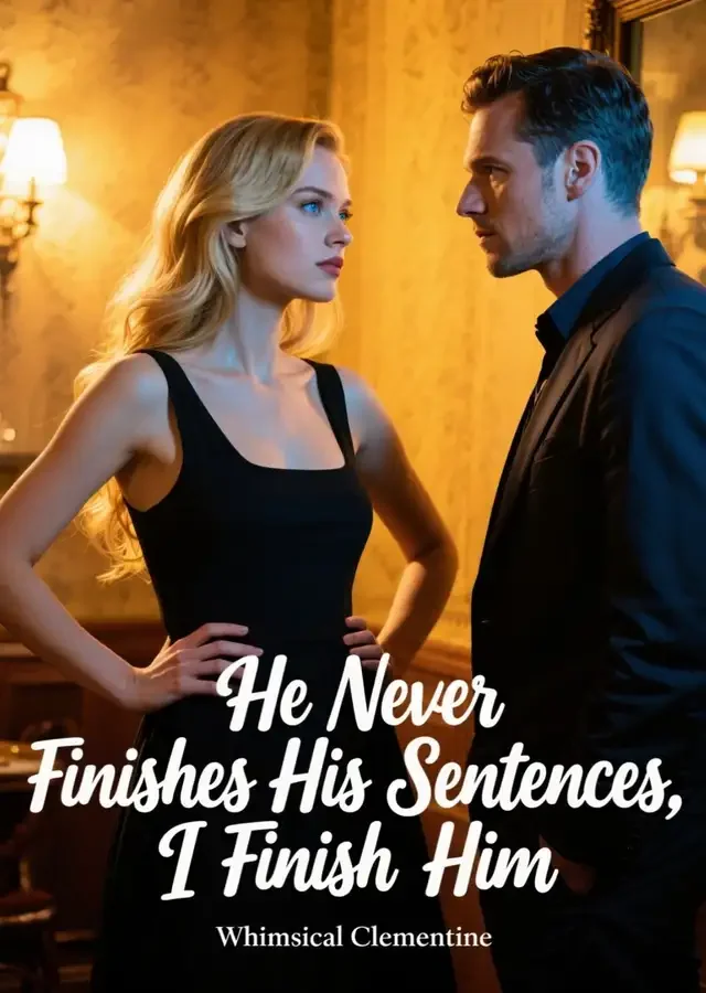 He Never Finishes His Sentences, I Finish Him Novel Cover