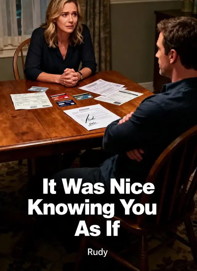It Was Nice Knowing You? As If Novel Cover