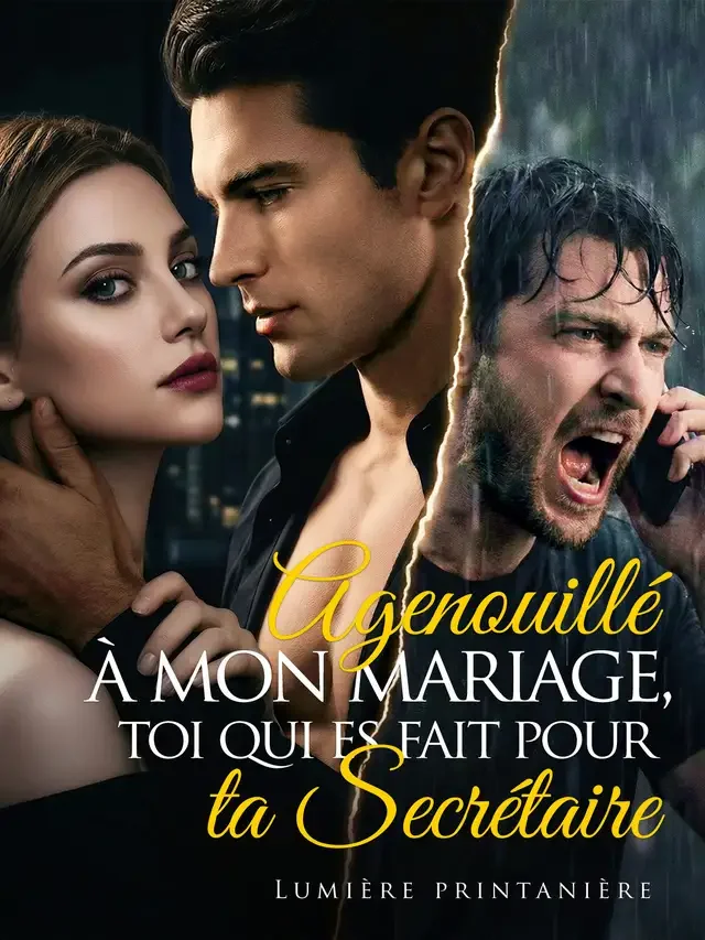 Couverture du roman Agenouillé à mon mariage, toi qui es fait pour ta secrétaire