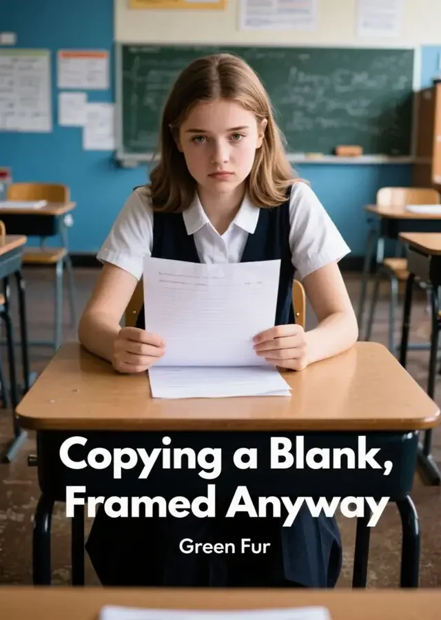 Copying a Blank, Framed Anyway Novel Cover