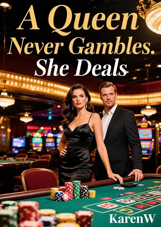 A Queen Never Gambles. She Deals Novel Cover