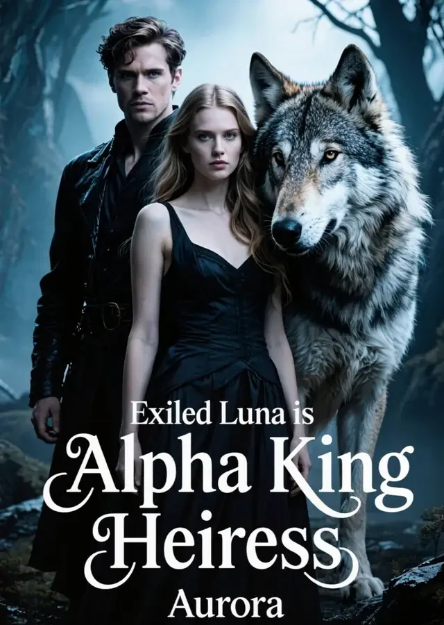 Exiled Luna is Alpha King Heiress Novel Cover