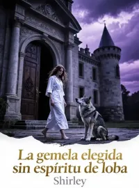 Portada de la novela La gemela elegida sin espíritu de loba
