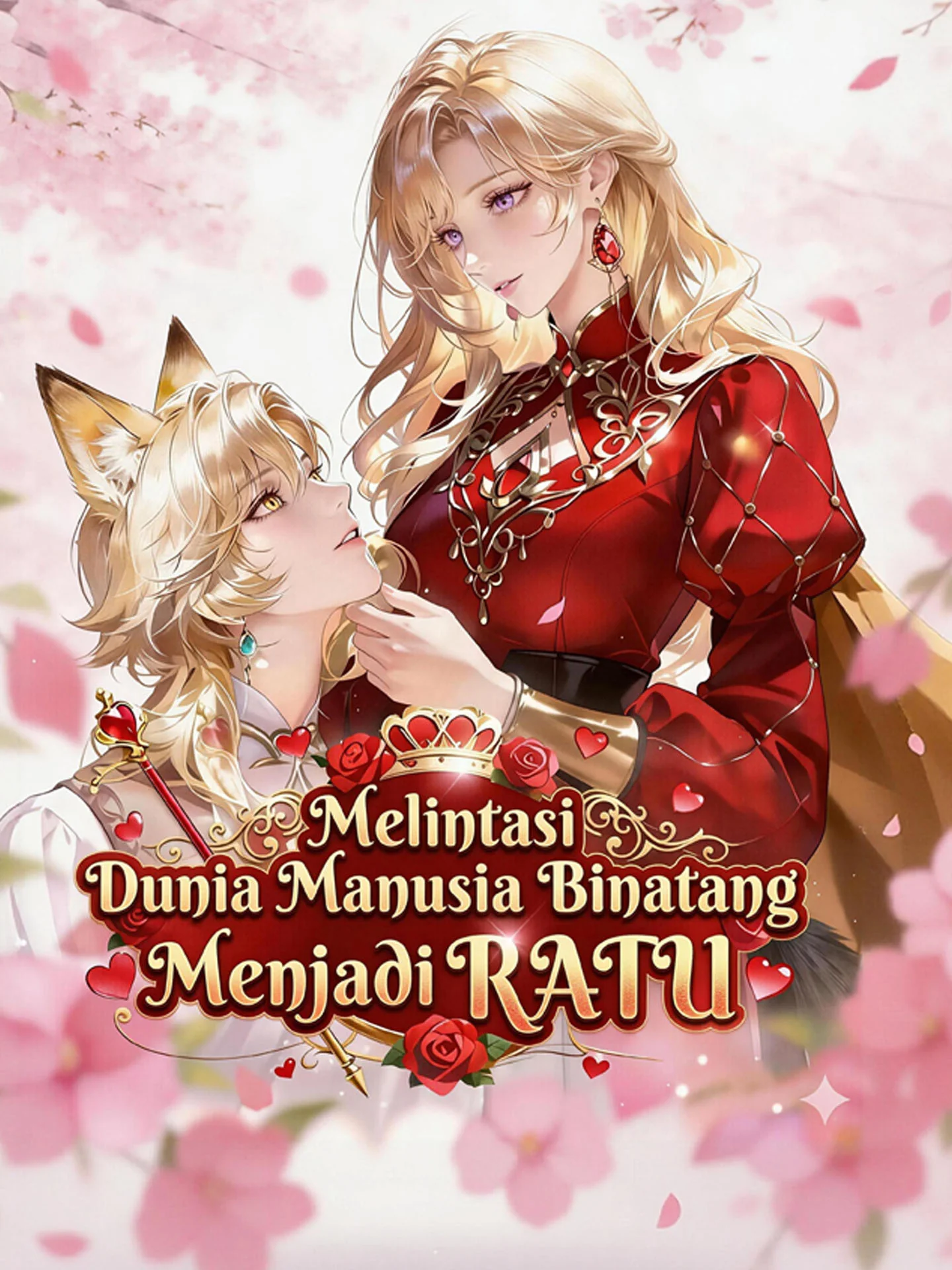 Sampul Melintasi Dunia Manusia Binatang dan Menjadi Ratu