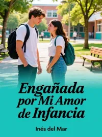 Portada de la novela Engañada por Mi Amor de Infancia