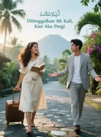 Sampul Novel Ditinggalkan 66 Kali, Kini Aku Pergi