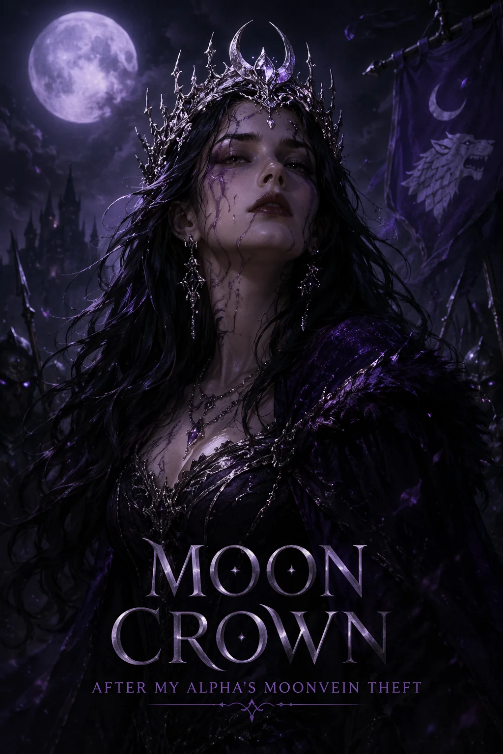 Moon Crown After My Alpha’s Moonvein Theft Novel Cover