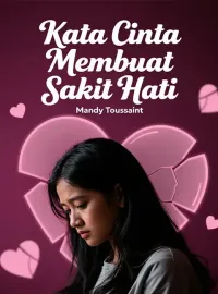 Sampul Novel Kata Cinta Membuat Sakit Hati