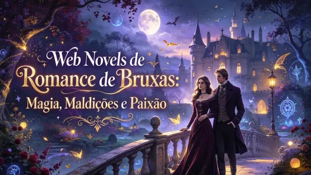 8 Web Novels de Romance de Bruxas com Magia, Maldições e Amores Impossíveis