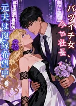 バツイチ女、今や社長。元夫は復縁希望中 の小説カバー