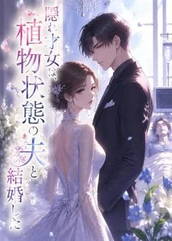 隠れ才女は、植物状態の夫と結婚した の小説カバー