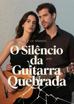 Capa do romance O Silêncio da Guitarra Quebrada