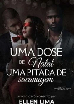 Capa do romance Uma dose de natal, uma pitada de sacanagem