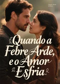 Capa do romance Quando a Febre Arde, e o Amor Esfria