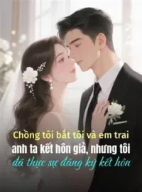 Bìa tiểu thuyết Chồng tôi bắt tôi và em trai anh ta kết hôn giả, nhưng tôi đã thực sự đăng ký kết hôn