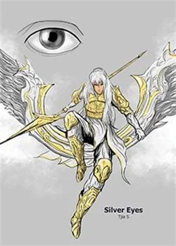Sampul Novel Silver Eyes