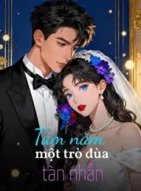 Bìa tiểu thuyết Tám năm, một trò đùa tàn nhẫn