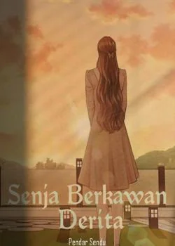 Sampul Novel Senja Berkawan Derita
