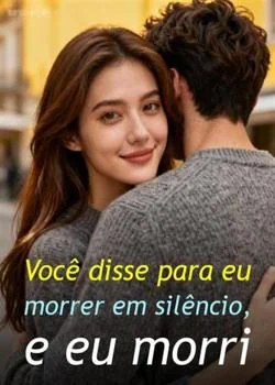 Capa do romance Você disse para eu morrer em silêncio, e eu morri