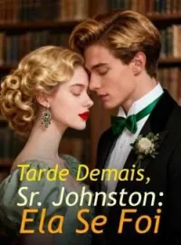 Capa do romance Tarde Demais, Sr. Johnston: Ela Se Foi