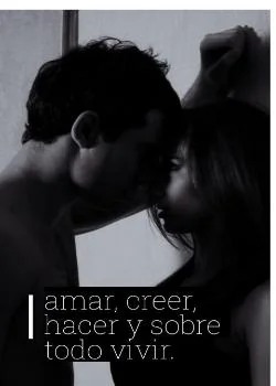 Portada de la novela amar, creer, hacer y sobre todo vivir.