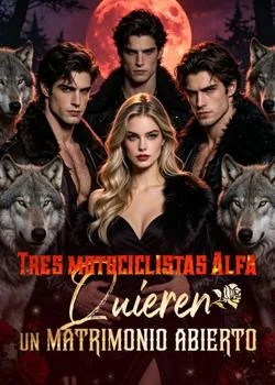 Portada de la novela Tres motociclistas Alfa quieren un matrimonio abierto