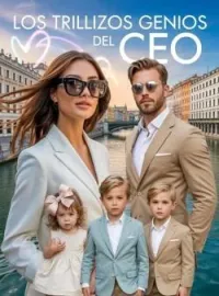 Portada de la novela Los Trillizos Genios del CEO