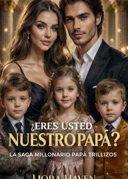 Portada de la novela ¿Eres nuestro papá?