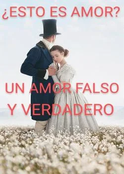 Portada de la novela ¿Esto es Amor? Un Amor Falso y Verdadero