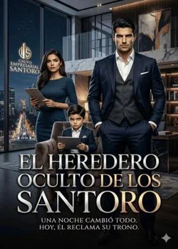 Portada de la novela El Heredero Oculto de los Santoro