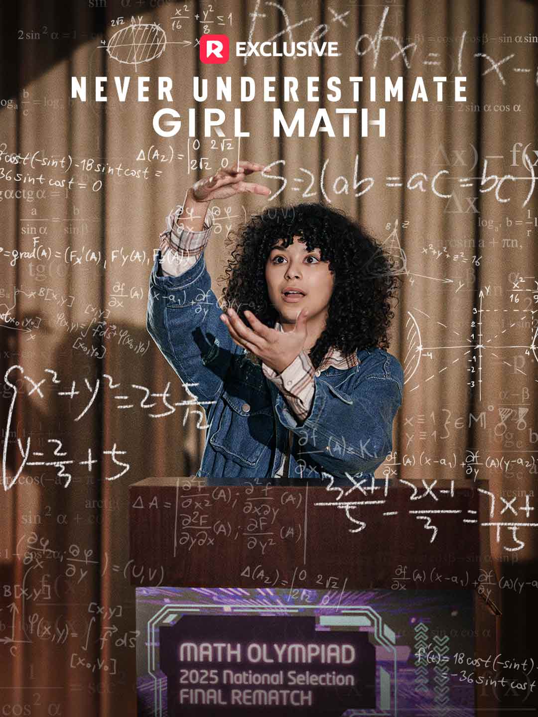 Never Underestimate Girl Math Mini Series