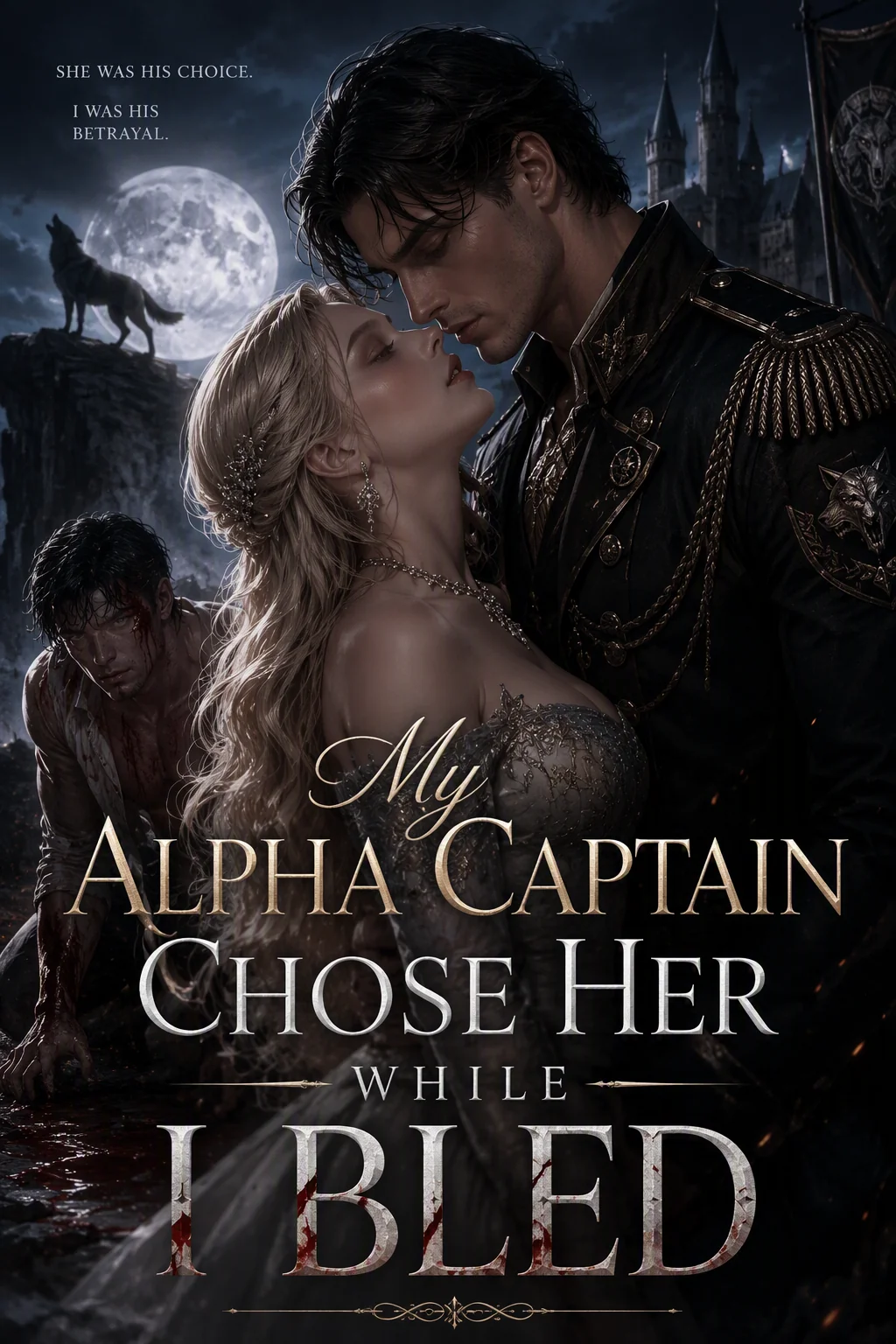 My Alpha Captain Chose Her While I Bled Novel Cover