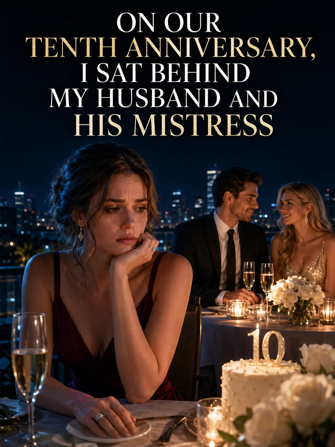 ON OUR TENTH ANNIVERSARY, I SAT BEHIND MY HUSBAND AND HIS MISTRESS Novel Cover