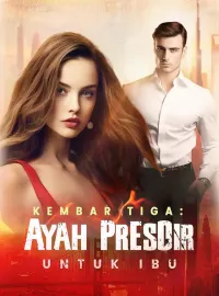 Sampul Novel Kembar Tiga: Ayah Presdir untuk Ibu