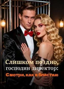 Обложка новеллы Слишком поздно, господин директор: Смотри, как я блистаю