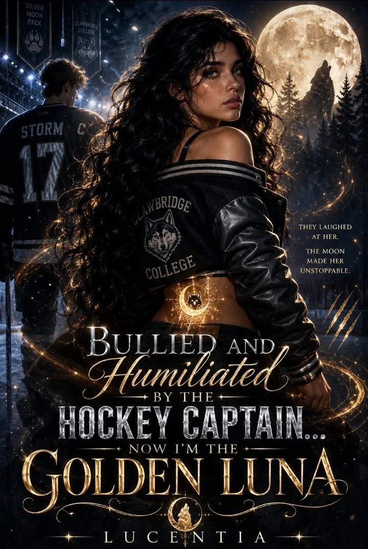 BULLIED AND HUMILIATED BY THE HOCKEY CAPTAIN, NOW I'M THE GOLDEN LUNA Novel Cover