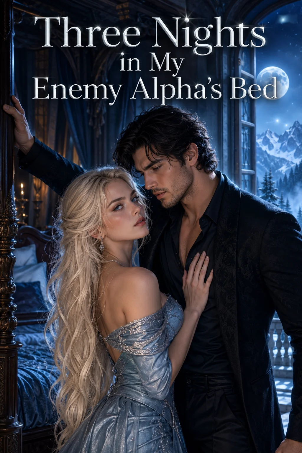 Three Nights in My Enemy Alpha’s Bed Novel Cover