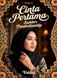 Sampul Novel Cinta Pertama Sumber Penderitaanku
