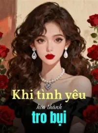 Bìa tiểu thuyết Khi tình yêu hóa thành tro bụi