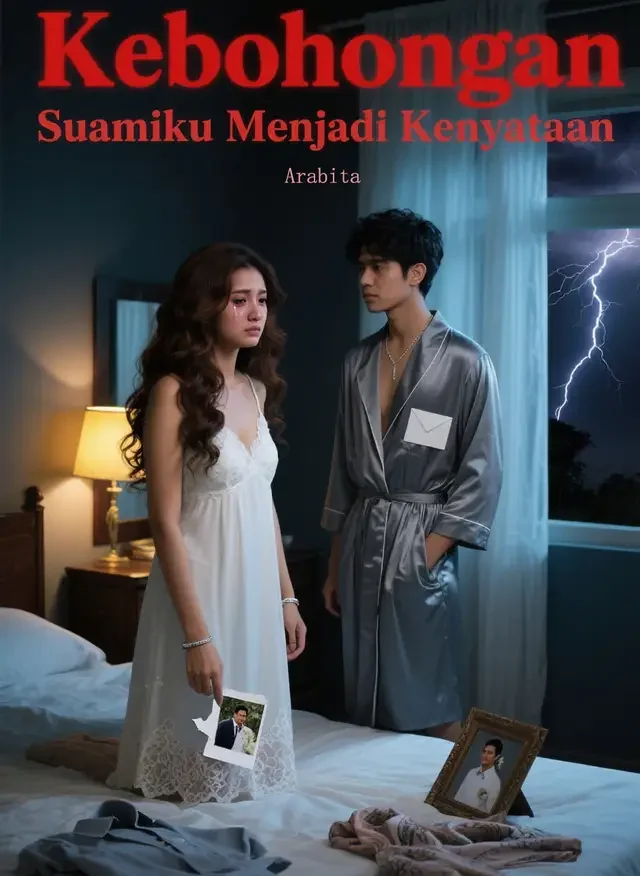 Sampul Novel Kebohongan Suamiku Menjadi Kenyataan