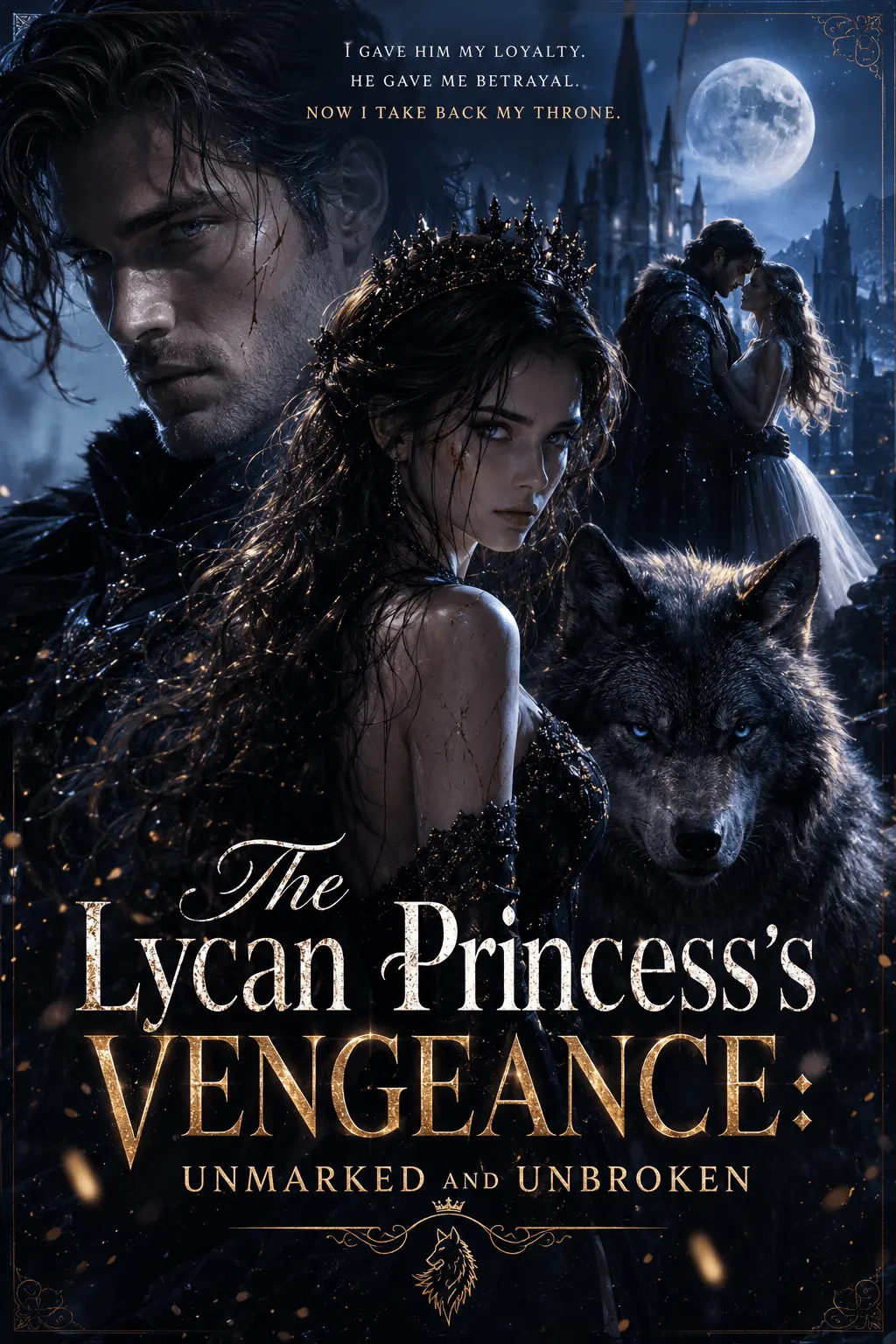 The Lycan Princess's Vengeance: Unmarked and Unbroken Novel Cover