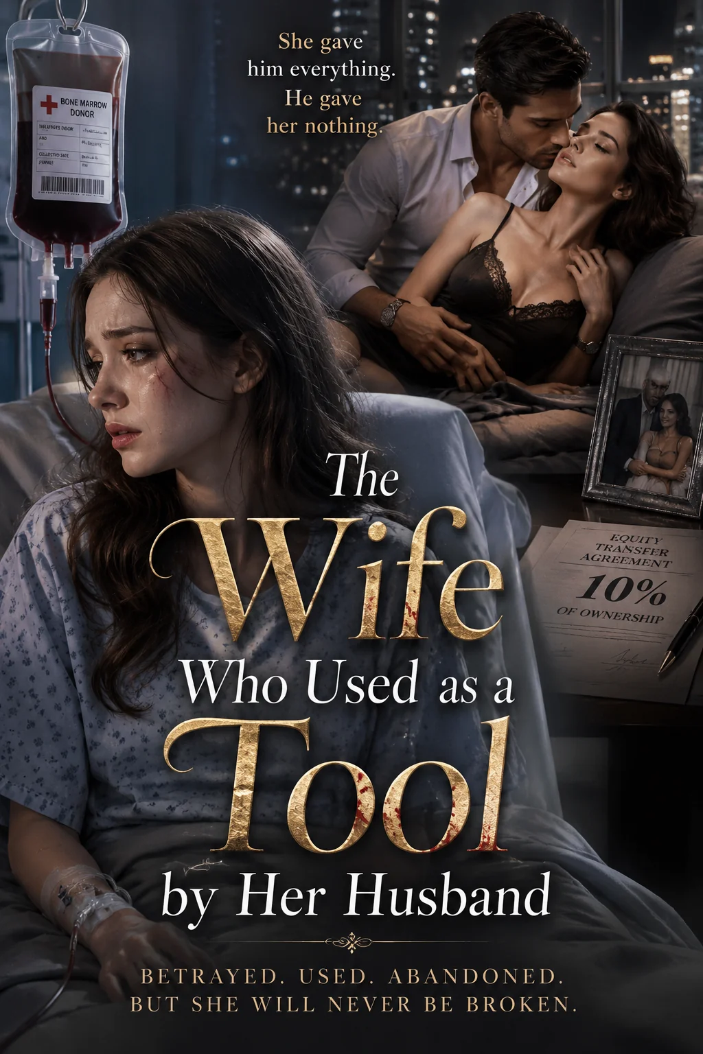 The wife who used as a tool by her husband Novel Cover