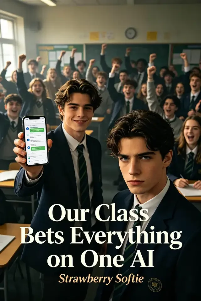 Our Class Bets Everything on One AI Novel Cover
