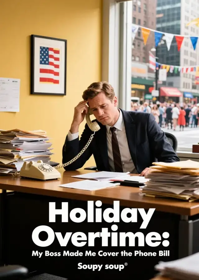 Holiday Overtime: My Boss Made Me Cover the Phone Bill Novel Cover