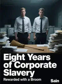 Eight Years of Corporate Slavery, Rewarded with a Broom Novel Cover
